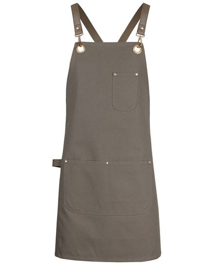 JB's 65x75 Brass Eyelet Canvas Apron with PU Strap
