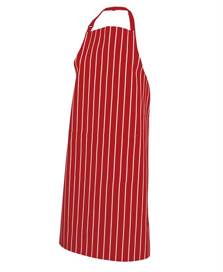 JB's Bib Striped Apron with Pocket - 3 Colour(s) available
