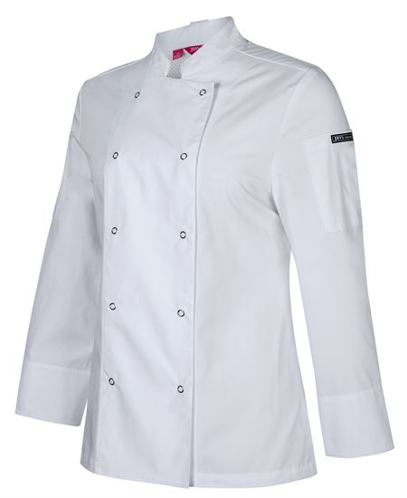 JB's Ladies S/S Snap Button Chef Jacket