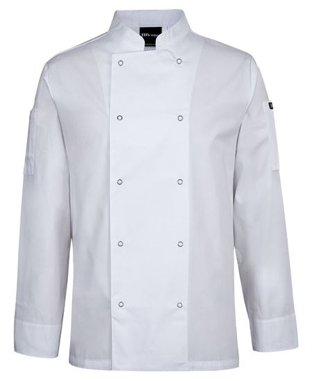 JB's L/S Snap Button Chefs Jacket