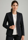 Womens Comfort Wool Stretch Longline Jacket