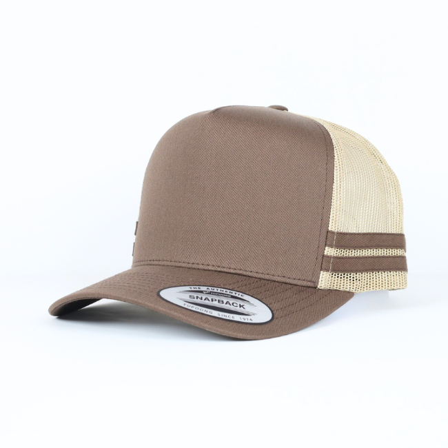 6507 Striped Trucker