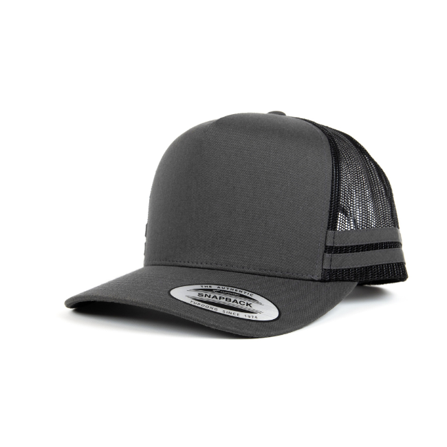 6507 Striped Trucker