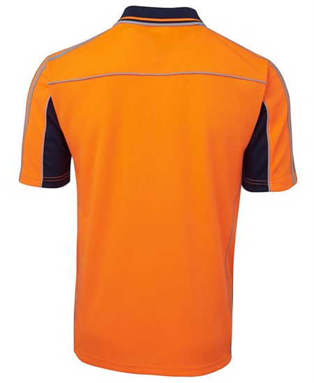 JB's Hi Vis S/S Arm Tape Polo
