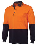 JB's Hi Vis L/S Cotton Polo