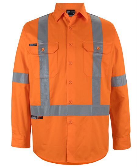 JB's Hi Vis 150g NSW/QLD Rail X-Back Shirt