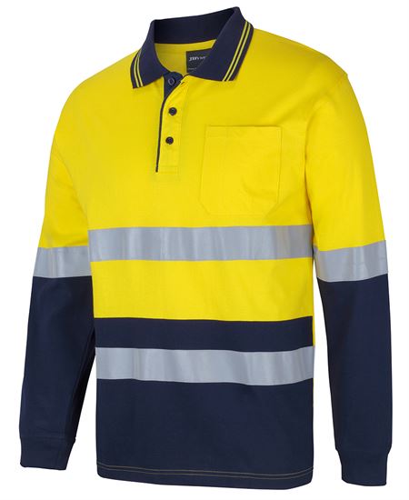 JB's Hi Vis (D+N) L/S Cotton Polo