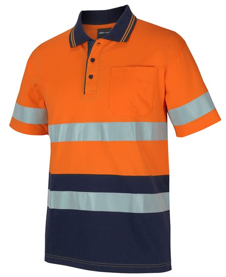 JB's Hi Vis (D+N) S/S Cotton Polo