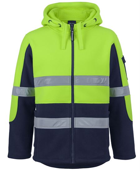JB's Hi Vis D+N 450g Full Zip Shepherd Hoodie
