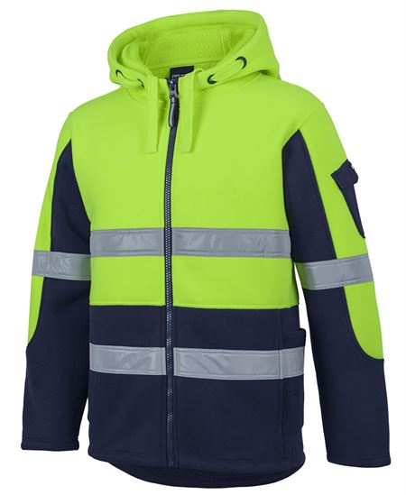 JB's Hi Vis D+N 450g Full Zip Shepherd Hoodie - 2 Colour(s) available