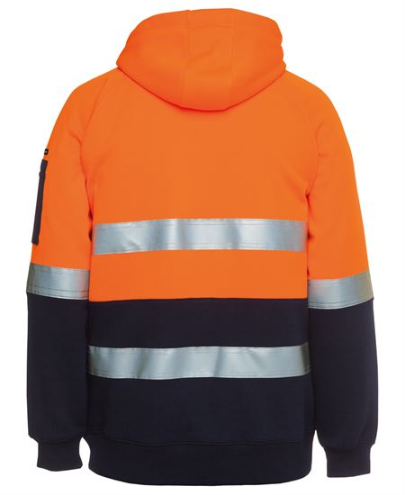 JB's Hi Vis (D+N) Full Zip Fleecy Hoodie