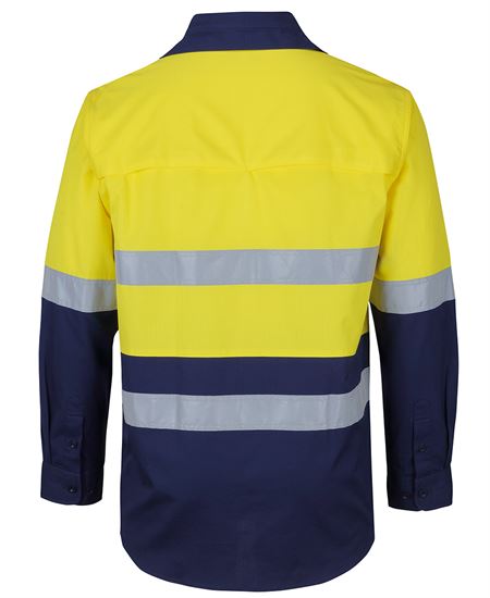JB's Hi Vis (D+N) Ripstop L/S Fishing Shirt