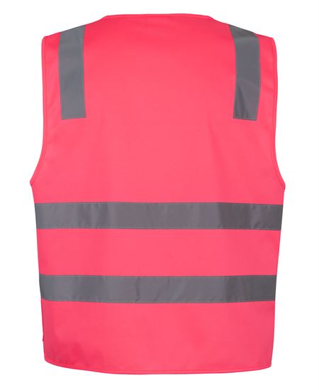 JB's Hi Vis (D+N) Zip Safety Vest