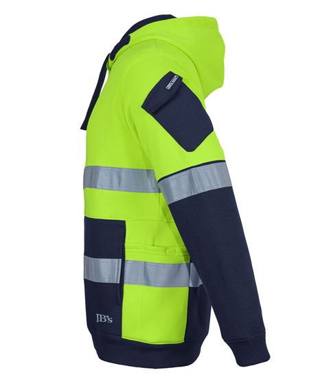 JB's 350g Hi Vis (D+N) Trade Hoodie