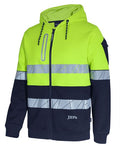 JB's 450g Hi Vis Full Zip Hoodie with Fragmented Tape - 2 Colour(s) available