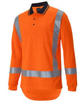 JB's Hi Vis (D+N) L/S Non Cuff TTMC-W17 Traditional Polo