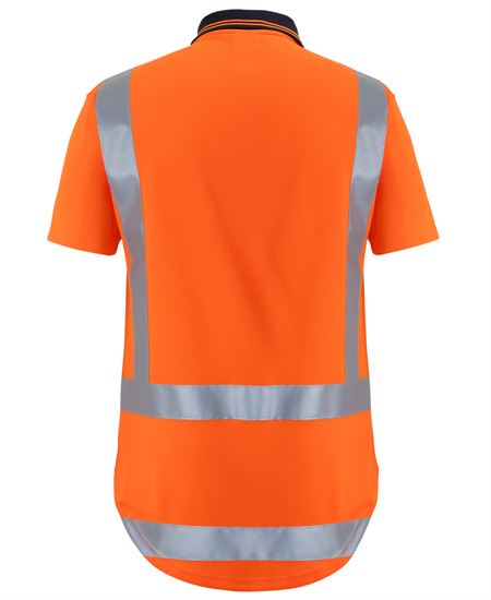 JB's Hi Vis (D+N) S/S Non Cuff TTMC-W17 Traditional Polo