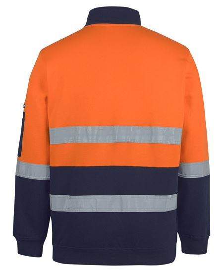 JB's Hi Vis (D+N) 310 Cotton 1/2 Zip Fleece