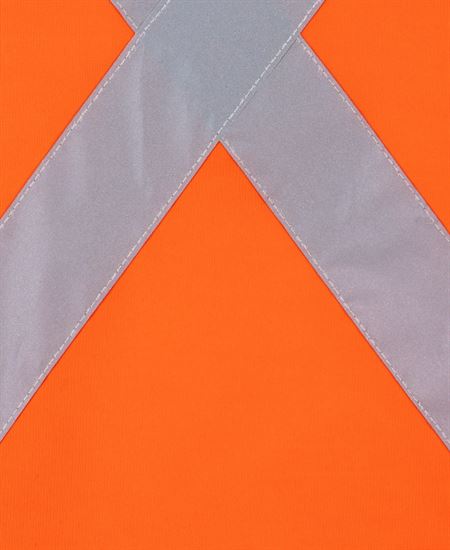 JB's NSW/QLD Rail (D+N) Zip X-Back Safety Vest