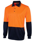 JB's Hi Vis L/S Jacquard Polo - 3 Colour(s) available