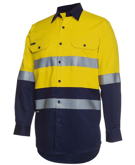 JB'S Hi Vis S/S (D+N) 190G Work Shirt