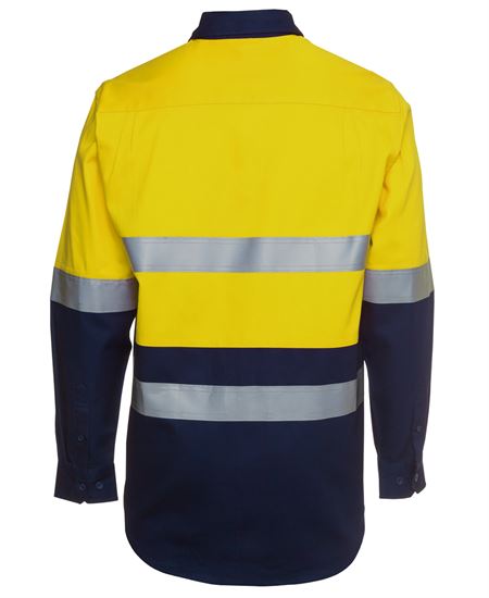 JB's Hi Vis (D+N) L/S 190G Work Shirt