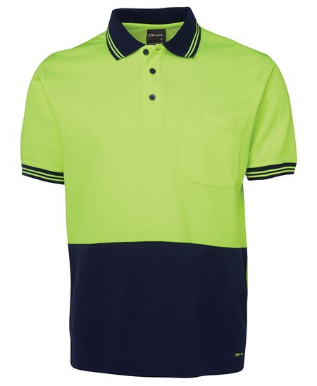 JB's Hi Vis S/S Cotton Back Polo