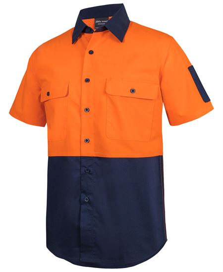 JB's Hi Vis Class F Ripstop S/S Work Shirt - 2 Colour(s) available