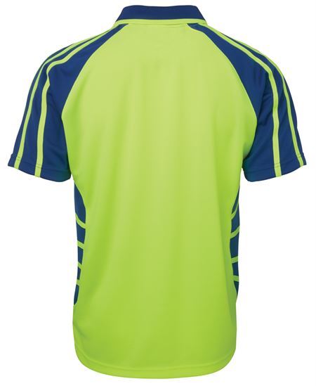 JB's Hi Vis S/S Spider Polo