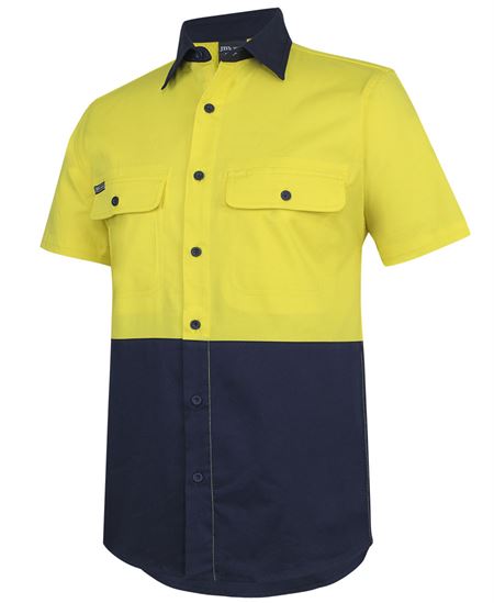 JB's Hi Vis S/S Stretch Work Shirt - 2 Colour(s) available