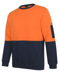 JB's Hi Vis 310 Cotton Crew Neck Fleece - 2 Colour(s) available