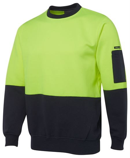 JB's Hi Vis Fleecy Crew - 2 Colour(s) available
