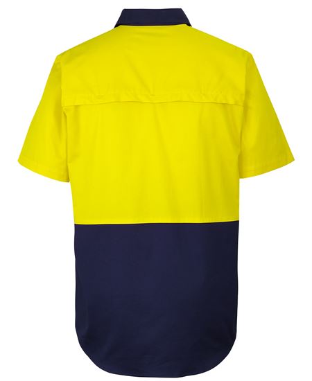 JB's Hi Vis Close Front S/S 150g Work Shirt