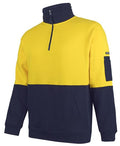 JB's Hi Vis 310 Cotton 1/2 Zip Fleece - 2 Colour(s) available