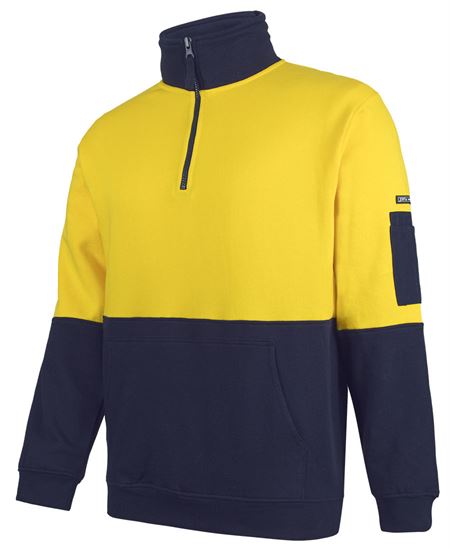 JB's Hi Vis 310 Cotton 1/2 Zip Fleece - 2 Colour(s) available