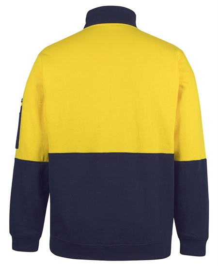 JB's Hi Vis 310 Cotton 1/2 Zip Fleece