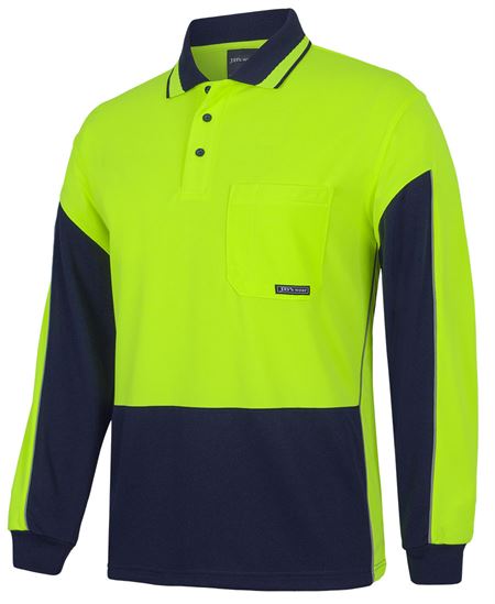 JB's Hi Vis L/S Gap Polo - 2 Colour(s) available