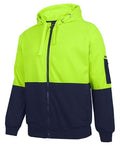 JB's Hi Vis Full Zip Fleecy Hoodie - 2 Colour(s) available