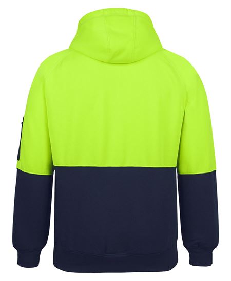 JB's Hi Vis Full Zip Fleecy Hoodie