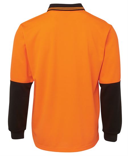 JB's Hi Vis L/S Traditional Polo