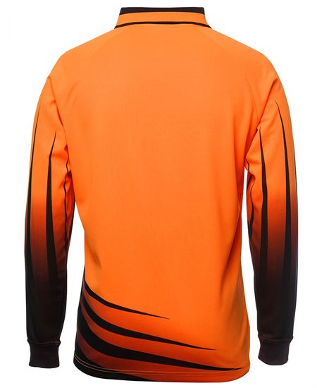 JB's Hi Vis L/S Rippa Sub Polo