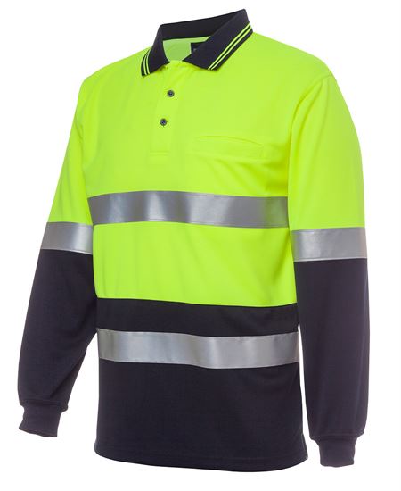 JB's Hi Vis L/S (D+N) Traditional Polo