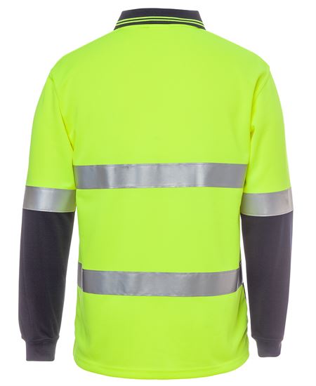 JB's Hi Vis L/S (D+N) Traditional Polo