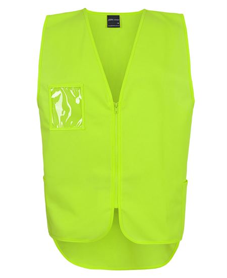 JB's Hi Vis Zip Drop Tail Safety Vest