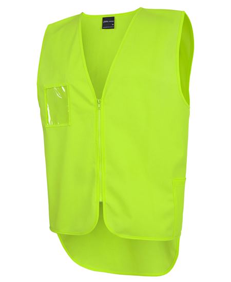 JB's Hi Vis Zip Drop Tail Safety Vest - 2 Colour(s) available