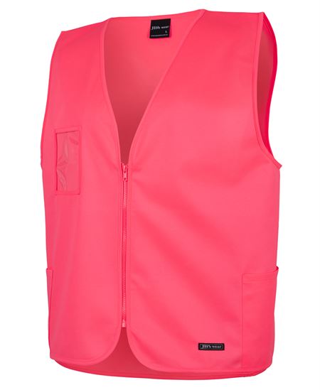 JB's Hi Vis Zip Safety Vest - 3 Colour(s) available