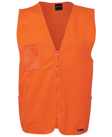 JB's Hi Vis Zip Safety Vest