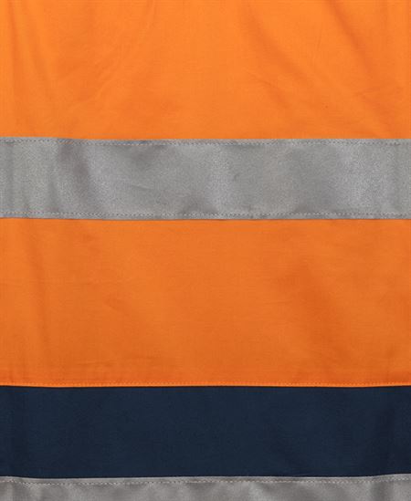 JB's Hi Vis (D+N) Close Front L/S 150g Work Shirt
