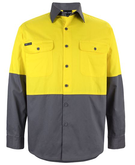 JB's Hi Vis L/S 150G Work Shirt