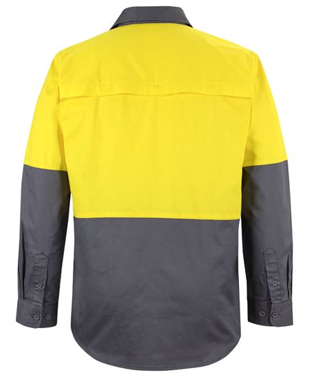 JB's Hi Vis L/S 150G Work Shirt